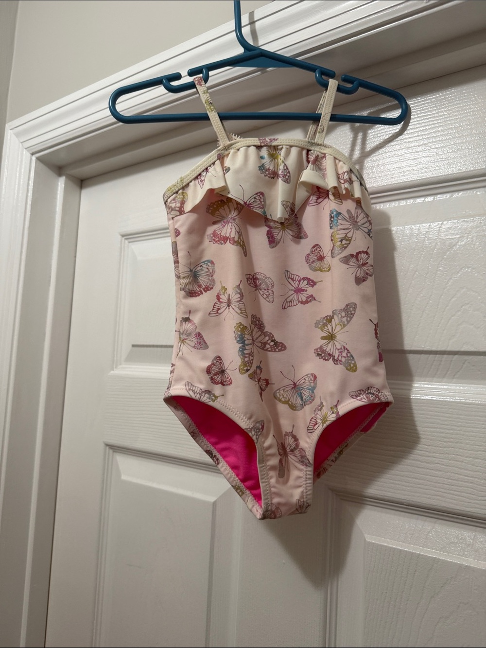 Limited Too Pink Butterfly One-Piece Swimsuit
